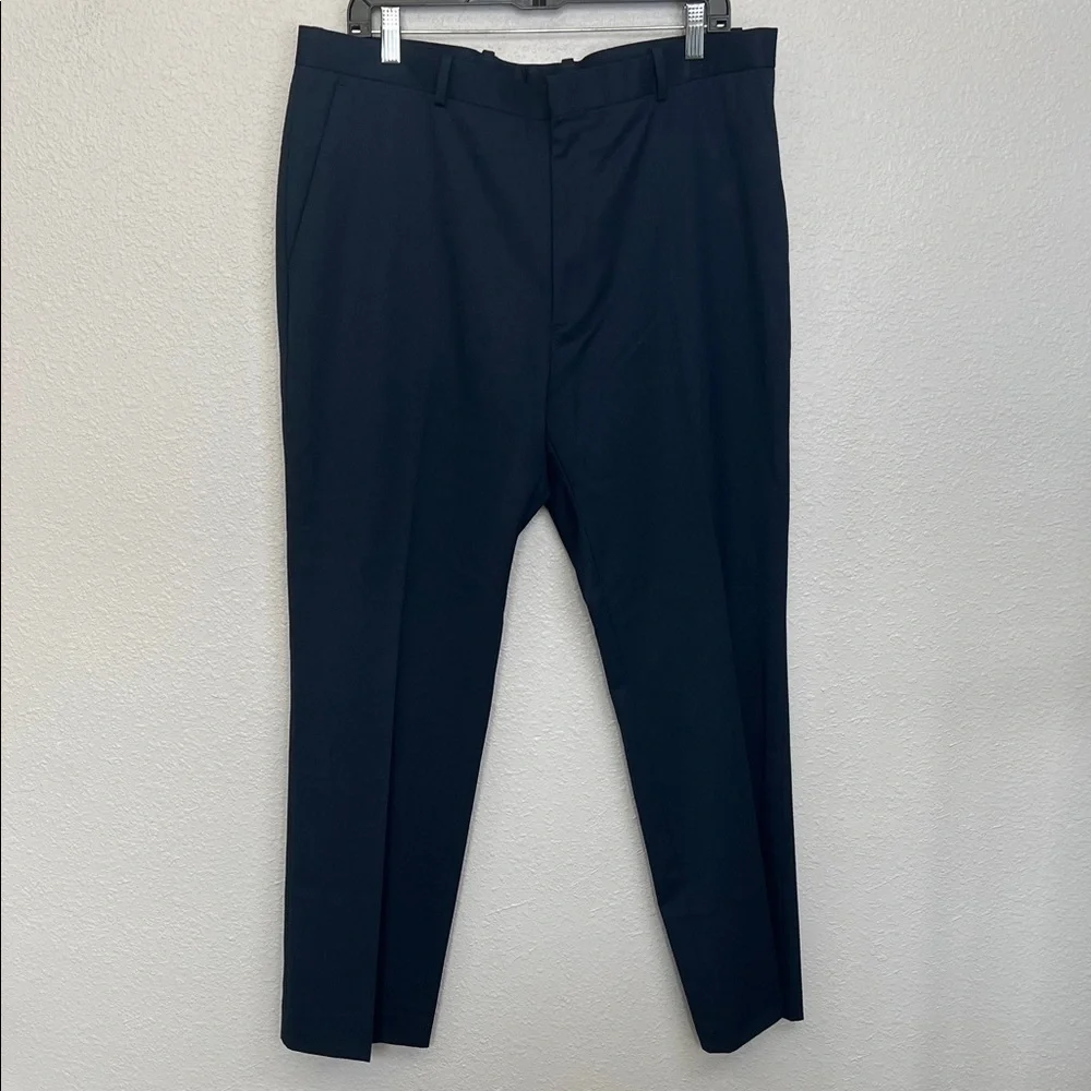 Perry Ellis Textured Dress Pant Blue Size 36